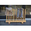 6 Pair Solid Wood Boot Storage