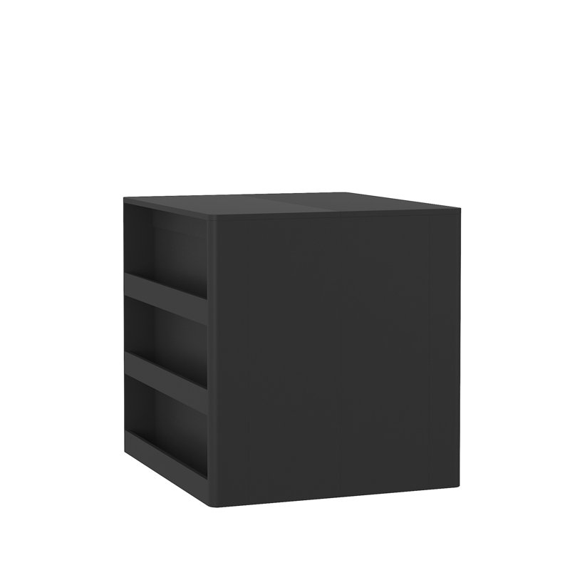 Table de salle à manger extensible pliable pour 1 à 10 personnes, console multifonctionnelle en bois extensible, Black