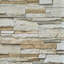 Rustic Sand Grey Brown Faux Stacked Stone Blocks Wallcoverings Modern Wallpaper-112295842