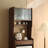 Multi Functional Perforated Accent Cabinet