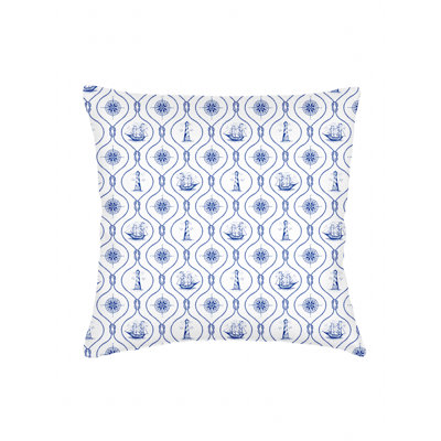 Printed Pillows Linen Geometric Accent Pillow