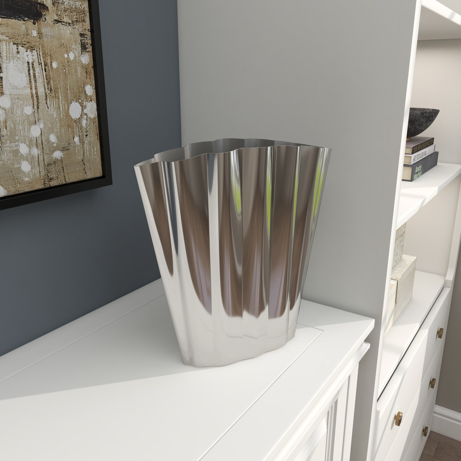 Giule Table Vase, 14.9" H x 14.2" W x 5" D