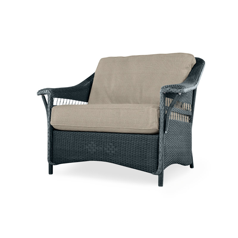 Nantucket Outdoor Lounge Chair, Decorline Natural, Bark