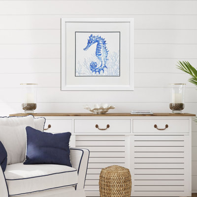 Avangelina Seahorse Framed Art