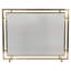 Gatsby Mesh Fireplace Screen - Single Panel, Steel Frame-752397415