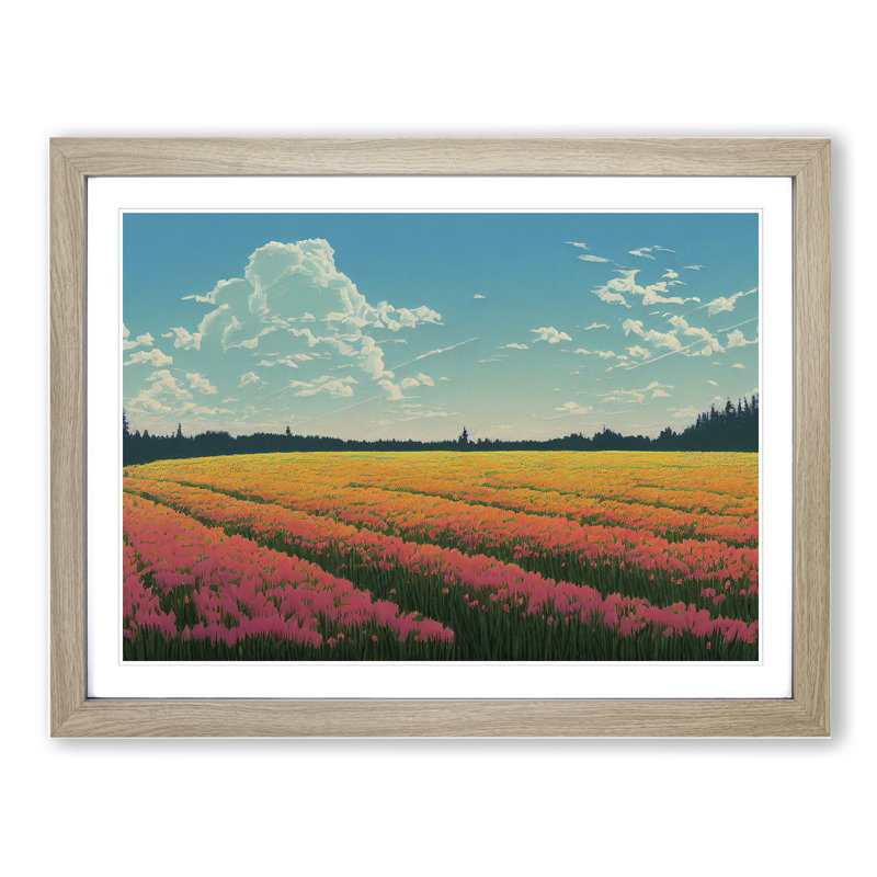 Spring Landscape Meadow Vol.7 - Single Picture Frame Print