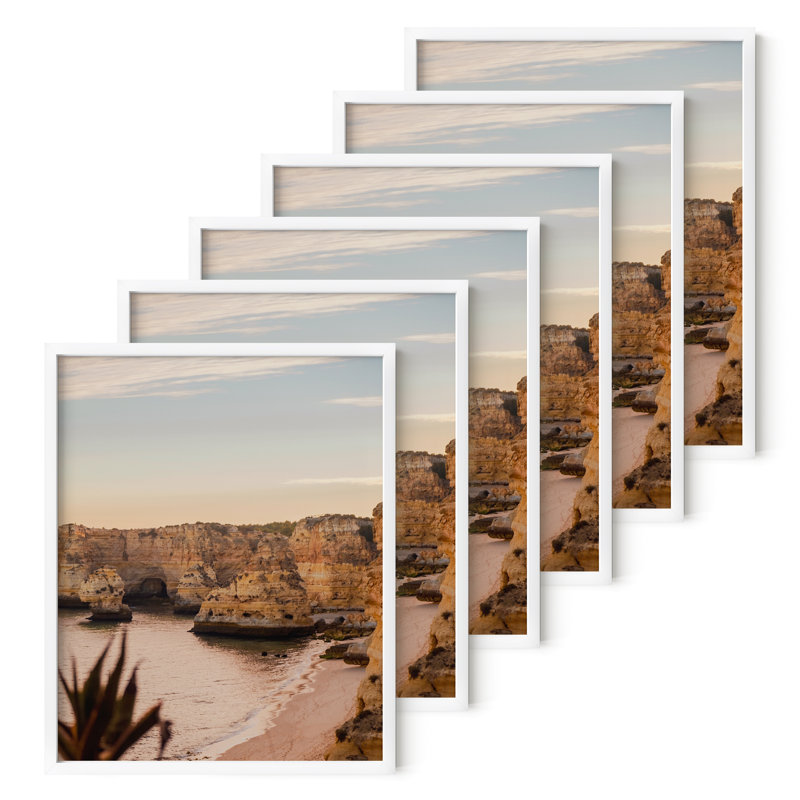 Cadre photo Lajavion - ensemble de 6, White, 16" W x 20" H