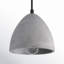 Zac 1 - Light Concrete Dome Pendant