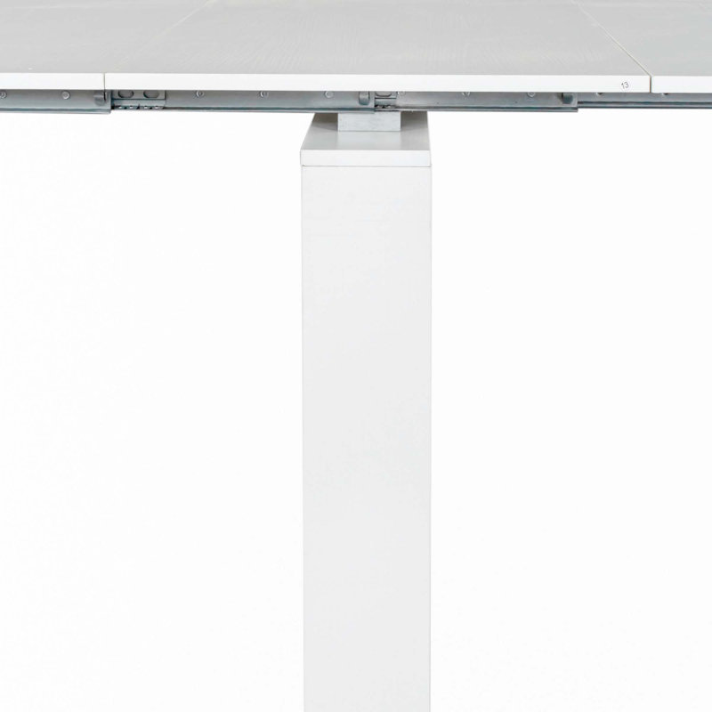 Multifunctional extendable console table, White