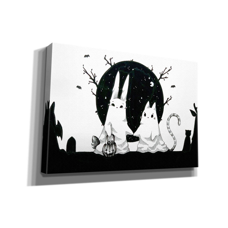 «Sœurs fantômes» par Avery Multe, H 18 po x l 26 po x P 0,75 po