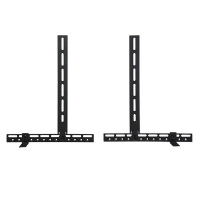 2Pcs Heavy Duty Soundbar Mount Bracket Strong Mounting Above Or Under Tvs For Samsung Sony LG
