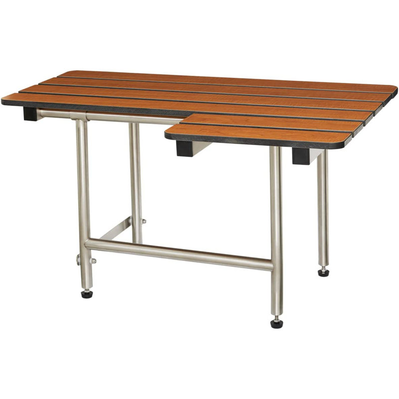Banc de transfert en teck ADA, Gaucher