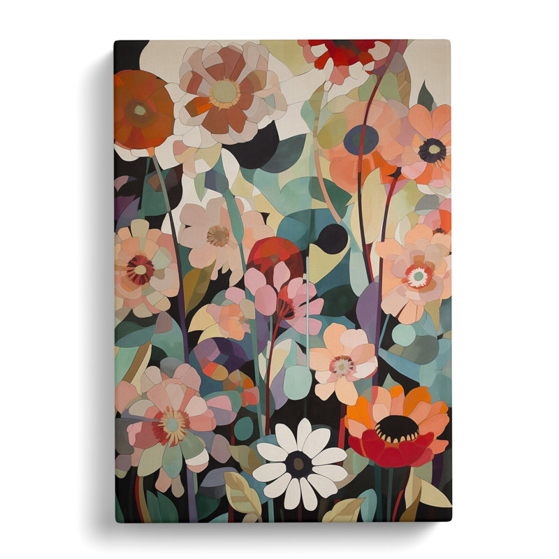 Modern Flowers Orphism Vol.3 - Wrapped Canvas, 60cm H x 40cm W x 3cm D