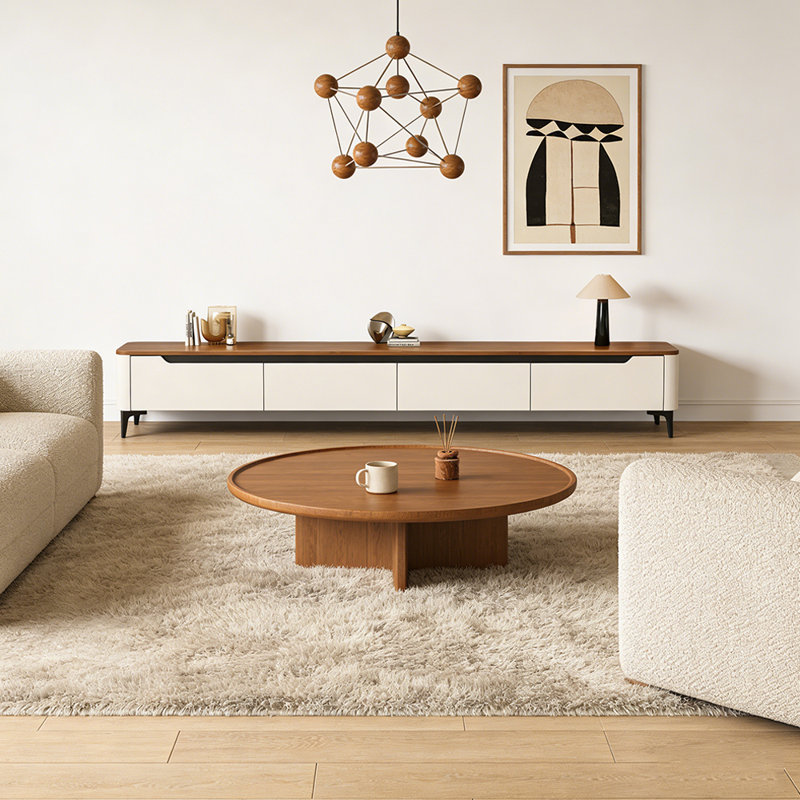 Meuble télé Minimalist, H 17,71 po x L 86,61 po x l 11,81 po