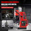 Perceuse magnétique robuste 1550 W, rail simple, 500 tr / min, perceuse de 2 po maximum, unité de base, 110 V, rouge