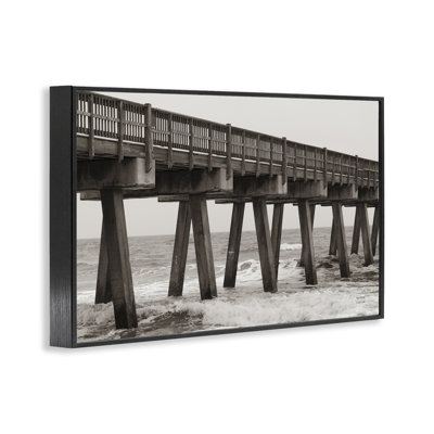 Pier Angles Structure Framed Giclee, design by Nathan Larson