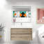 Ensemble de meuble-lavabo mural simple l 42 po Jaymarion-29947094