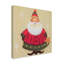 « santa holding star », art sur toile-31977556