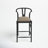 Parina Upholstered Counter Stool with Solid Wood Frame-1989857245-1901400508