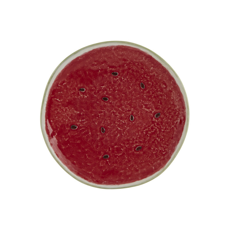 Watermelon Earthenware Salad/Dessert Plate