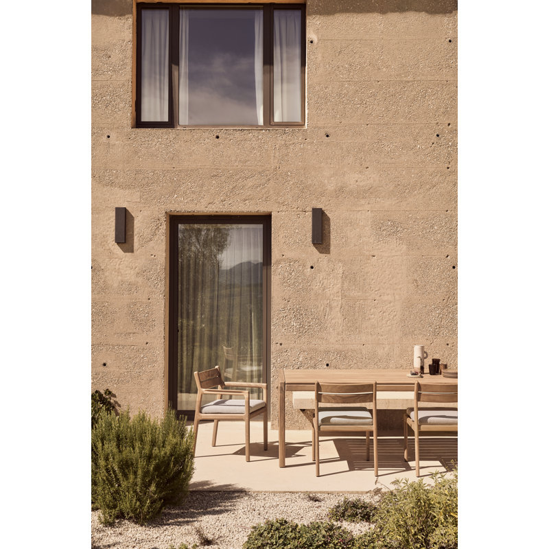 Jack Outdoor Dining Side Chair, Beige