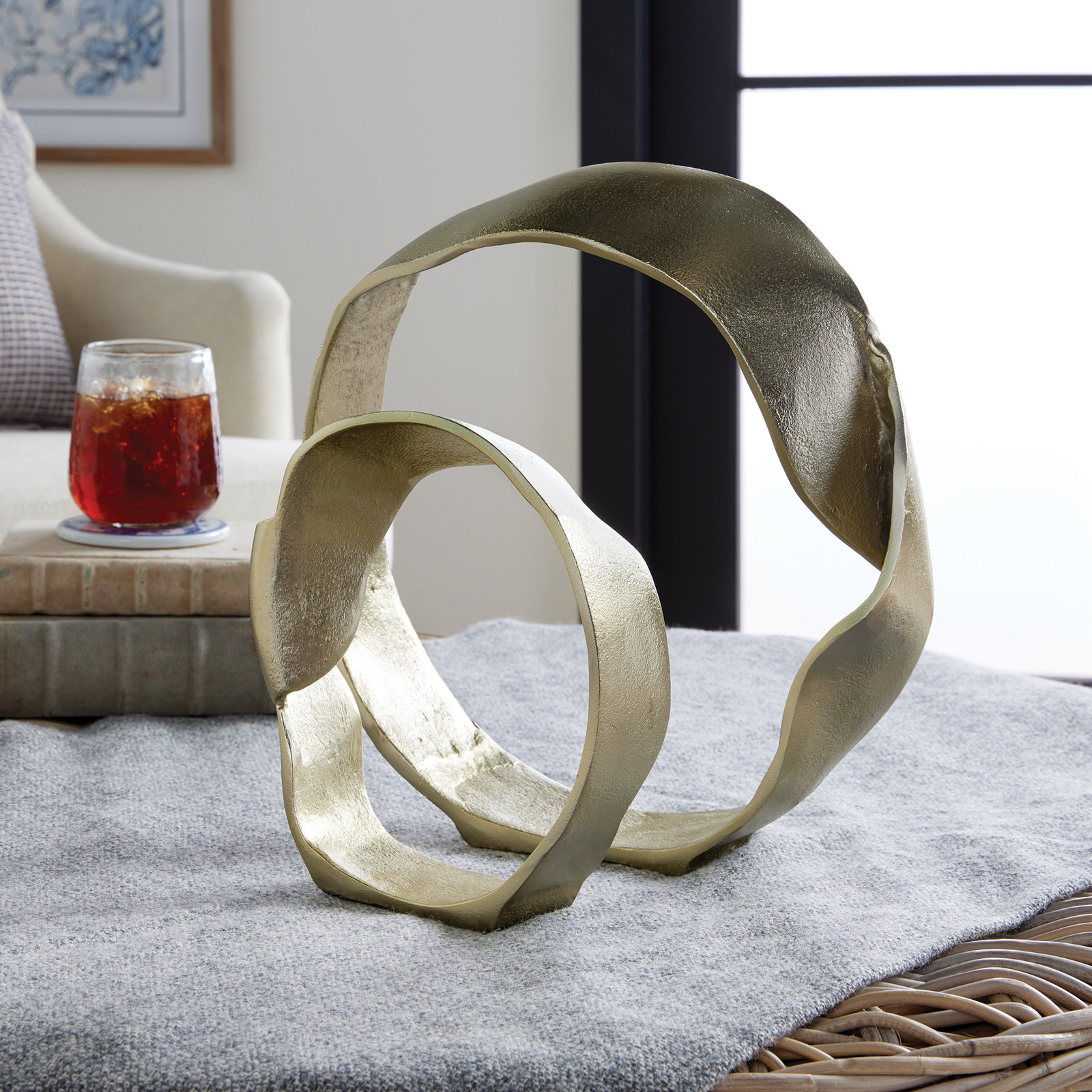 Harlow 2-Piece Sculpture, Gold