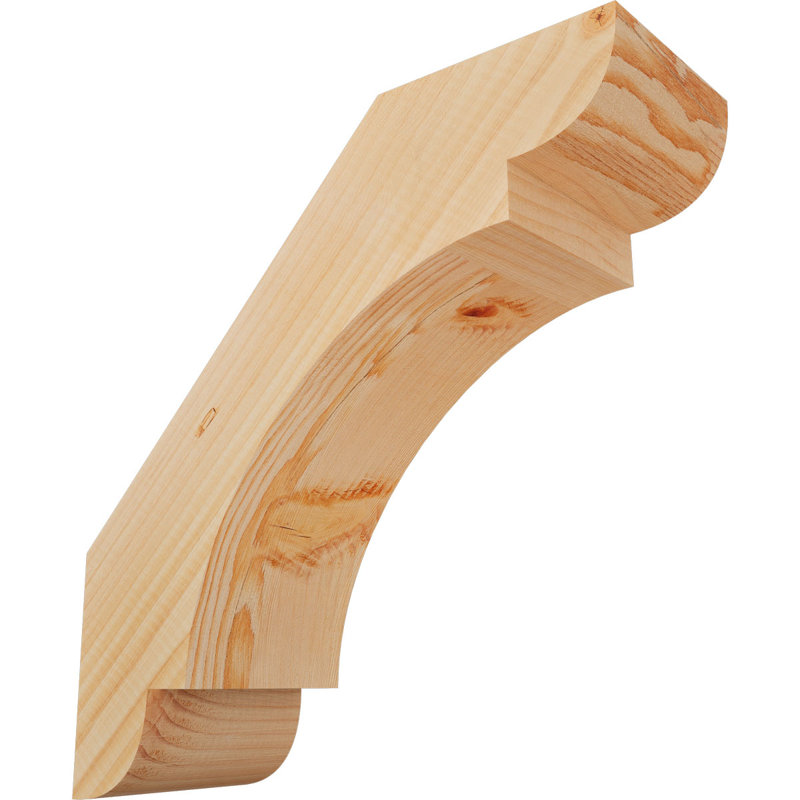 Attelle de genou olympique, Sapin de Douglas, H 16 po x l 5,5 po x P 16 po, Attelle lisse