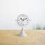 Analogue Battery Tabletop Clock White