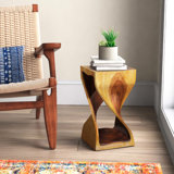 Chandi Solid Wood End Table