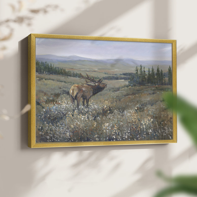 Faune de l'Ouest I - reproduction encadrée - réaménageable, H 11 po x l 14 po