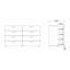 Diamone 8 Drawer 140Cm W Double Dresser-239391309