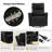 Tonisia Modern Faux Leather Dual Motor Power Swivel Recliner with Adjustable Power Headrest(Set of 2)-1147684736