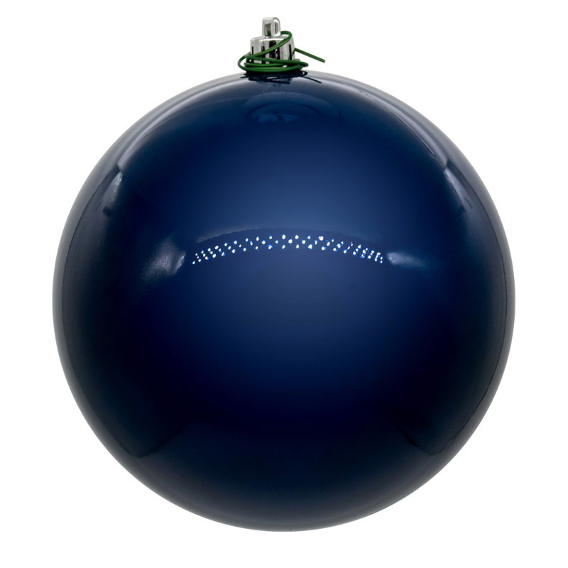 4" Shatterproof Bauble, Midnight Blue
