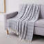 Couverture tissée à chevrons 100% coton Southdad Agadir avec frange décorative à pampilles-70069207-70069209