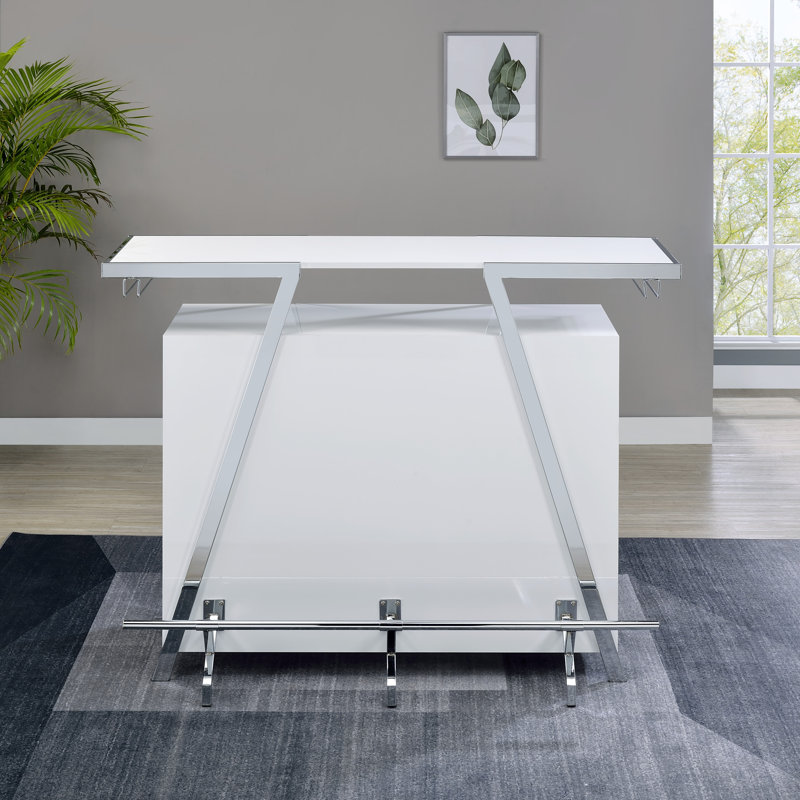 Caydae LED Bar Cabinet with Wine Storage
