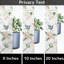 Adhésif décoratif fleurs