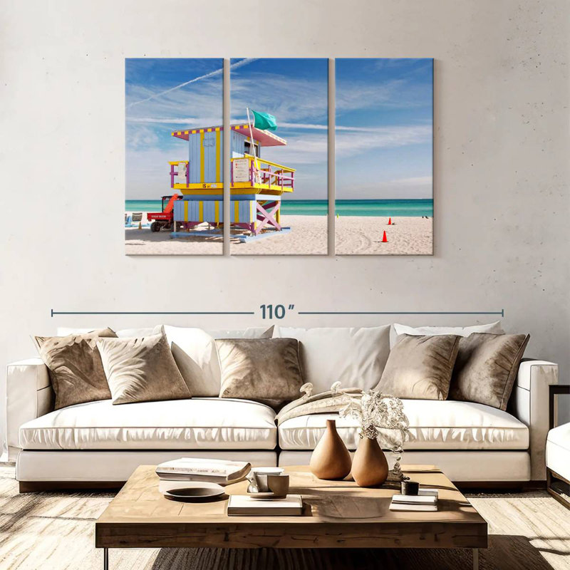 Gillard Miami Beach Lifeguard Tower, 48" H x 74" W