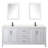 Daria 80'' Double Bathroom Vanity with Marble Top-97902713-97902719