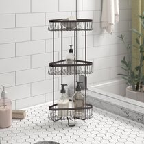 Idesign Standing Shower Caddy Organizer, the Forma Collection – 9.5 X 9.5  X 26