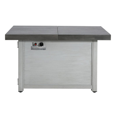 Extendable Rectangle Aluminum Alloy Fire Pit Table