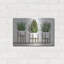«White Pots on Stands I» par Cindy Jacobs, art mural en métal, 24 po x 16 po-1840446517