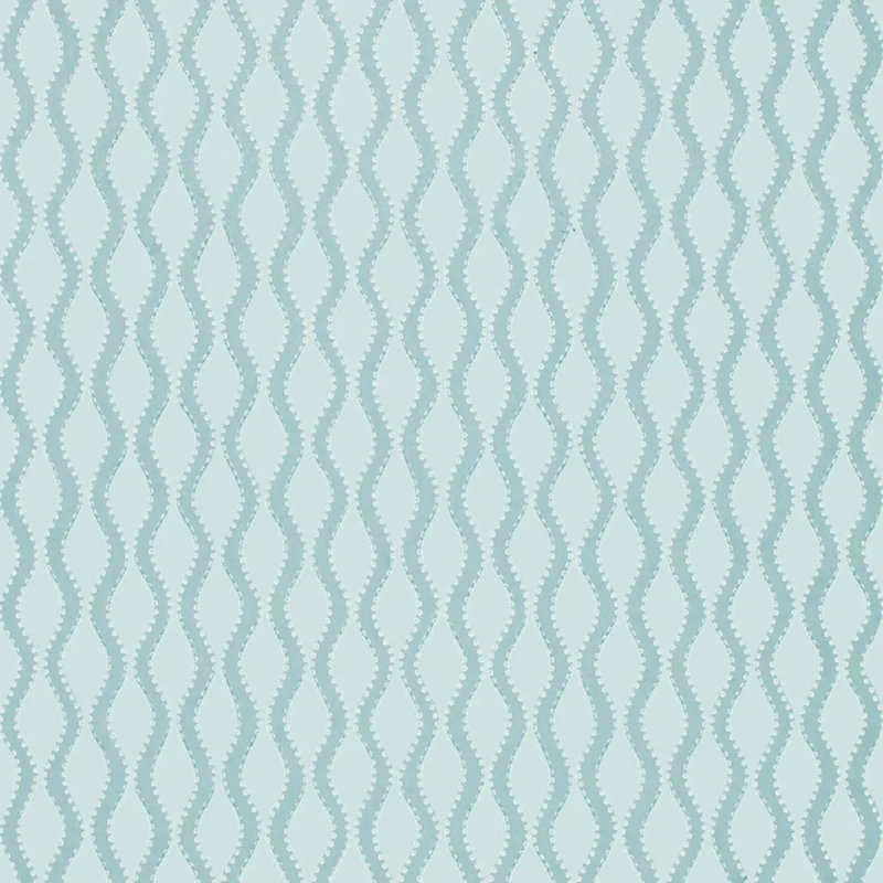 Papier peint Ribbon Wave, Aigue-marine