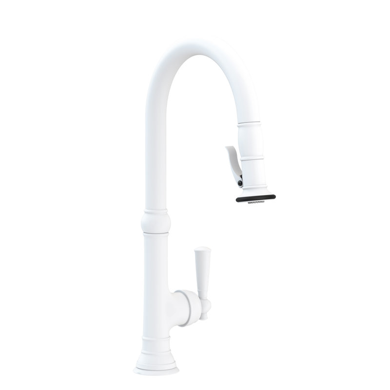 Pull-Down Kitchen Faucet - Trigger Spray, Polished Chrome