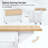 Fluted Kitchen Island with Drop Leaf-1690713889