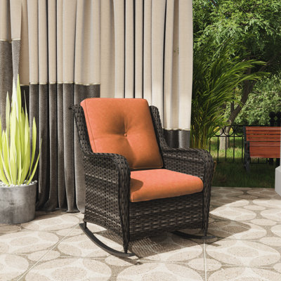 Spencerian Wicker Outdoor Chair