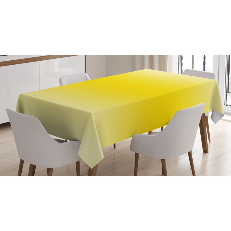 Tablecloth, Yellow, 60'' D x 84'' L