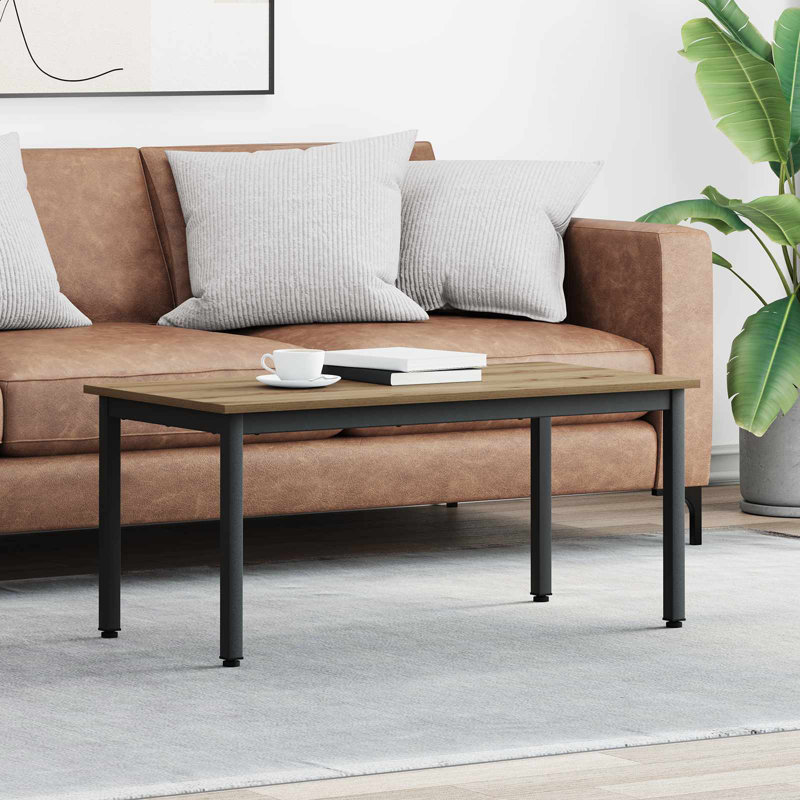 Coffee Table, Black, 45cm. H x 100cm. L x 50cm. W, Artisan Oak