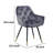 18'' H Tufted Velvet Armchair-1601370382