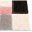 Tapis rosé / crème / noir à motif géométrique Cobina-37328460