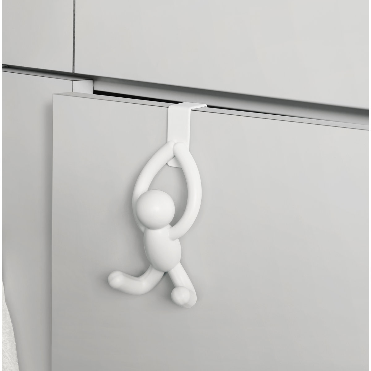 Buddy Plastic Over-the-Door Wall Hook (Set of 2)